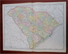 South Carolina state Charleston Columbia Mount Pleasant 1902 McNally large map