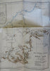 Benue River Cameroon Nigeria West Africa 1899 Johnston scarce detailed map