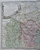 Southern France Riviera Languedoc Gascony 1766 Brion Desnos decorative map