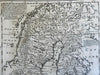 Kingdom of Sweden Findland Stockholm Fur Trader 1760 Bowen decorative map