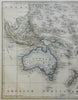 Australia New Zealand South Pacific Hawaii Polynesia Indonesia 1854 Biller map