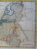 Seven United Provinces Dutch Republic Austrian Netherlands 1755 Bowen map