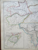 Empire of Brazil Rio de Janiero Amazon 1860 Lowry & Bartholomew large color map