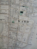 Bridgeport Connecticut 6th Ward 1873 F.W. Beers detailed city plan.