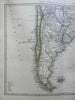 South America Two Sheet Map Brazil Peru Bolivia 1862 Stieler detailed map