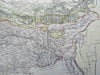India British Raj Calcutta Bombay Dehli Southeast Asia 1882 two sheet map