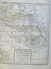 North Africa Egypt Sahara Desert c. 1795-1806 Vaugondy Delamarche engraved map