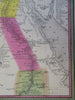 Egypt Nile Delta Cairo Alexandria Nubia Red Sea 1848 Cowperthwait Mitchell map
