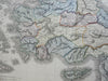 Asia Minor Anatolia Lydia Bithynia Cappadocia Pontus 1855 Philip Historical map
