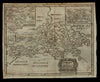 Achaia Greece Hellas Corinthia Athens 1694 Mosting scarce engraved map