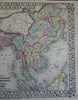 British India Southeast Asia Qing China Tibet Malaysia 1867-9 Mitchell map