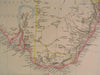 Australia huge hooked Lake Torrens c.1863 Weller scarce old vintage antique map