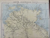South Australia Gladstone Palmerstone High Table Land 1893 Stanford map