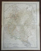 European Russia Finland Poland Crimea Ukraine Astrakhan 1868 Johnston map