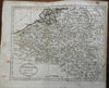 Netherlands Belgium Holland Luxembourg Flanders 1796 Doolittle engraved map