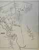 Norway Village Oxford Maine 1880 Halfpenny detailed city plan businesses map