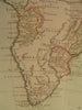 South Africa Madagascar Angola 1766 beautiful old vintage antique rare map