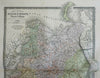 Russian Empire Finland Ukraine Perm c. 1830's Brue large detailed map hand color