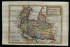 Persia 1712 Iran Caspian Sea Unknown coast charming map lovely hand color