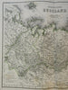 Russian Empire in Asia Siberia Kamchatka 1873 Ravenstein detailed map