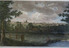 London City View Farmland Pasture Cow Landscape Scenery 1808 Russell nice print