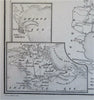 Russian Empire Poland Lithuania Finland 1876 Otterloo scarce large Dutch map