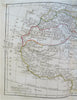 North Africa Egypt Sahara Desert c. 1795-1806 Vaugondy Delamarche engraved map