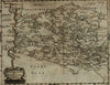 Macedonia Balkans Thessaliae Adriatic to Aegean 1694 Mosting map