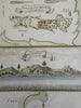 Fort Sao Sebastiao Portuguese Fort Mozambique Island 1745 map & bird's eye view