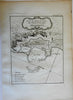 Civitavecchia Lazio Italy city plan military fortifications 1760 Bellin map