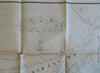 New Amsterdam Dutch American Colony Manhattan 1841 Sarony large historical map