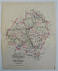 Merrimack & Belknap Counties New Hampshire Winnipesaukee 1885 Hurd detailed map