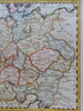 Germany Netherlands Switzerland Austria Bohemia c. 1810 Gridley engraved map