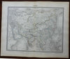 Asia Ottoman Empire Qing China British India Annam Birman Arabia 1850 large map