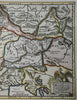 Roman Empire Noricum & Vindeliciae Northern Italy Austria 1729 decorative map