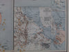 Port Obock Djibouti Red Sea Africa Eritrea French colonies France 1890's old map