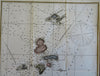 Isles of Shoals Smuttynose Hog Island New Hampshire c. 1870's coastal survey map