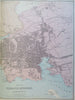 Plymouth Devonport Stonehouse Devon England 1881 Weller detailed city plan