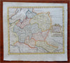 Poland-Lithuanian Commonwealth Warsaw Vilnius Prussia 1771 engraved map