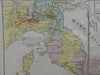 Napoleonic Italy Kingdom of Naples Tuscany Lucca 1812 Molini large rare map