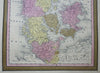 Kingdom of Denmark Jylland Sjaelland Fyn Copenhagen 1846 Cowperthwait map