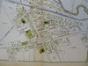 Ashland Middlesex Massachusetts 1889 Walker detailed city plan