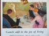 Camel Cigarettes vintage c. 1920-30 color advertisements lot x 12 pictorial ads