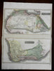 North & South Africa Morocco Algeria Cape Colony Guinea Egypt 1815 Thomson map