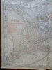 Ontario Railroads Toronto Ottawa 1901 Rand McNally large transportation map