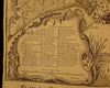 Gibraltar Spain England Town city fortifications c.1740 Basire engraved war map