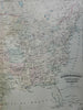 United States Alaska Great Lakes Rocky Mountains 1872 Asher & Adams folio map
