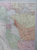 California Los Angeles San Francisco 1912 scarce huge Commercial Two Sheet Map