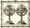 Armillary Sphere Earth the Heavens 1766 Brion de la Tour decorative print