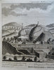 Church of the Holy Sepulcher Jerusalem Israel Palestine c. 1780 engraved view